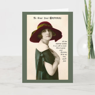 Carte Pour saluer votre anniversaire