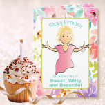 Carte Pour Son Ami Sarcastique Sassy Funny Anniversaire<br><div class="desc">Vous voulez une carte amusante pour faire savoir à votre amie qu'elle est belle,  douce et spirituelle ? Attendez que la punchline sur celle-ci mette un sourire sur le visage de tous :)</div>