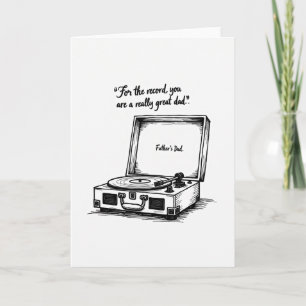 Carte pour Super Papa monochrome