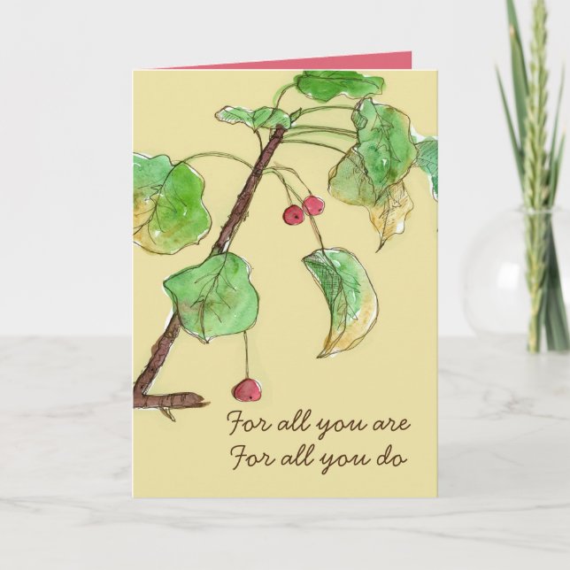 Carte Pour Tout Ce Que Vous Êtes Pour Tout Ce Que Vous F (Devant)