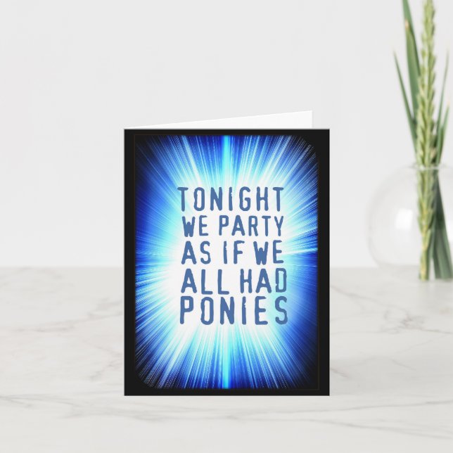 CARTE POUR TOUTES LES OCCASIONS. Sauf pour les fun (Devant)