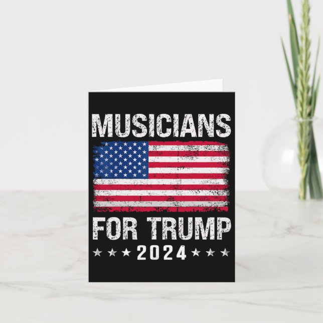 Carte Pour Trump 2024 (Devant)
