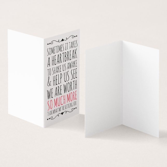 Carte pour un ami brisé du coeur (Inside and Outside)