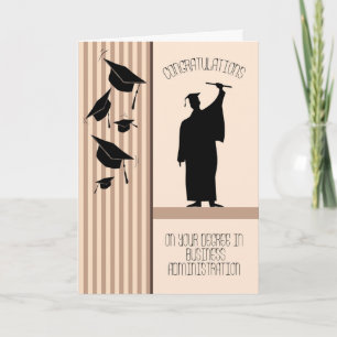 Carte pour un diplôme en administration des affair