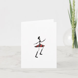 Carte pour une jolie fille