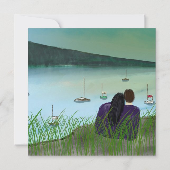 Carte pour une soirée romantique (Devant)