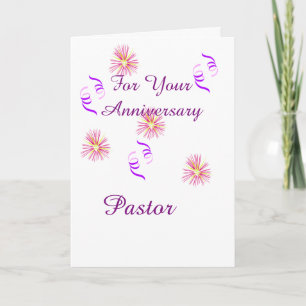 Carte Pour votre Pasteur Anniversaire