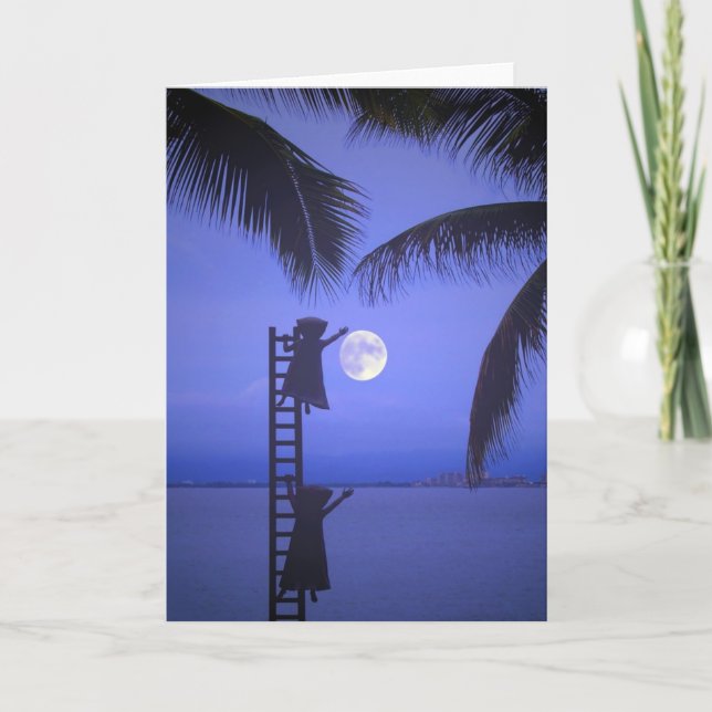 Carte Pour vous donner la lune (Devant)