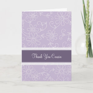 Carte pourpre de dame de honneur de Merci de