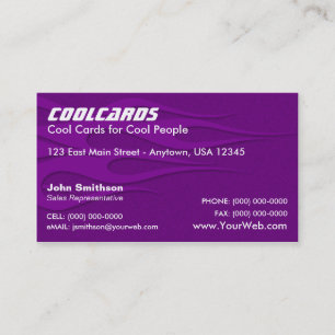 Carte pourpre de flammes