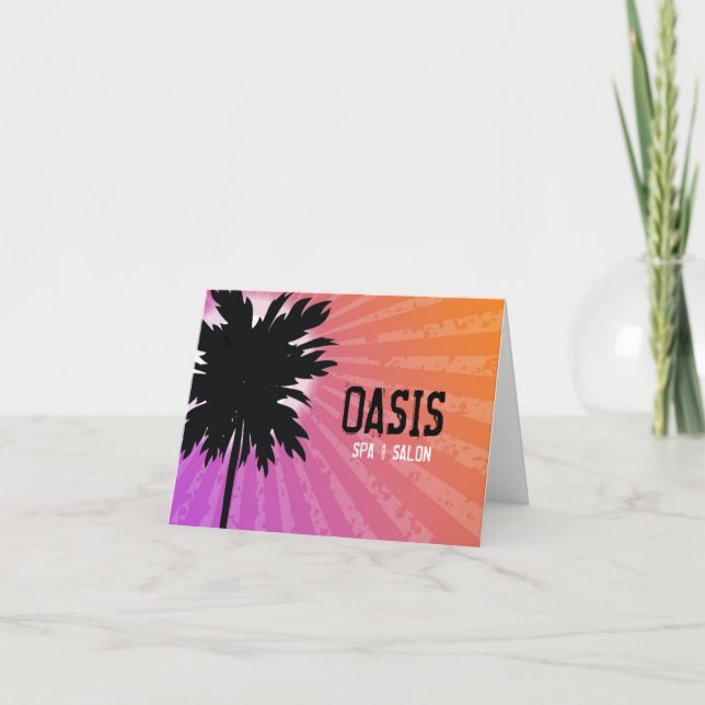 Carte Pourpre de paume de 311 oasis (Devant)