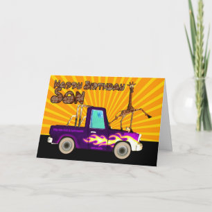 Carte Pourquoi cette girafe est comme la foudre de