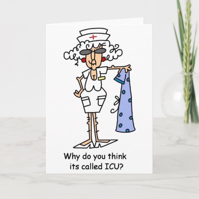 Carte Pourquoi le pensez-vous a-t-vous appelé ICU ? (Devant)