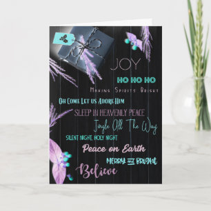 CARTE POURRAIT "TOUS" VOS SOUHAITS DE NOËL DEVENIR VRAIS