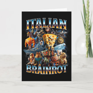 Carte Pourriture cérébrale italienne Mèmes drôles garçon