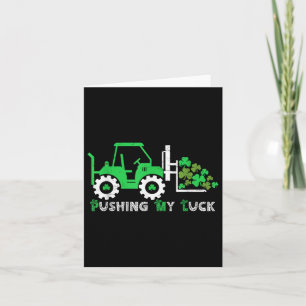 Carte Poussant Mon Camion Camion Jour de la Saint Patric