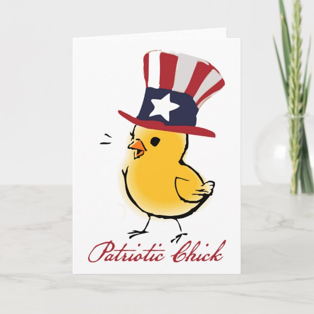 Carte Poussette patriotique (Devant)