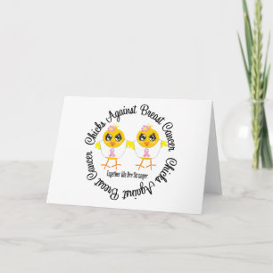 Carte Poussins contre le cancer du sein