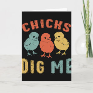 Carte Poussins du dimanche de Pâques Me Trouvent Drôle G