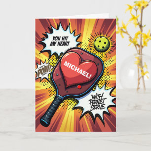 Carte POW! Vous avez touché mon cœur 💘 Saint-Valentin