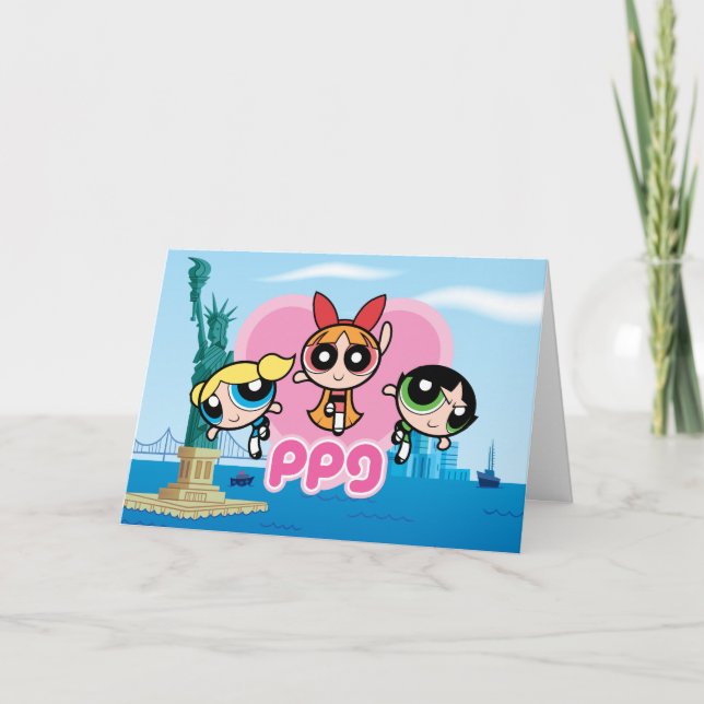 Carte Powerpuff Girls Team Awesome (Devant)