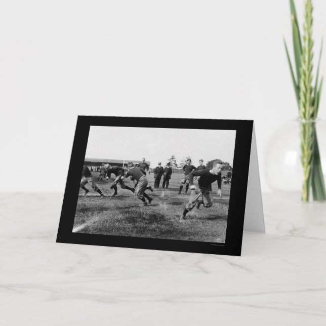 Carte Pratique en matière 1912 du football de Yale (Devant)