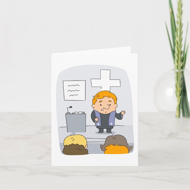 Carte Prédication du ministre de l'Église (Créateur téléchargé)