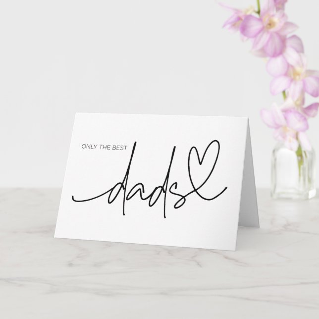 Carte Pregnancy Baby Reveal Dad Grandfather to Be Card (Orchidée)