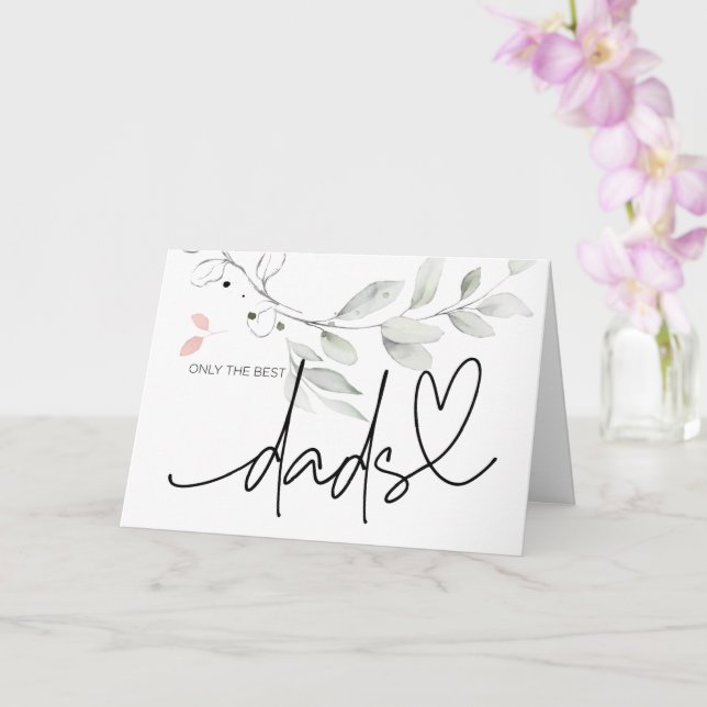 Carte Pregnancy Baby Reveal Dad Grandfather to Be Card (Orchidée)