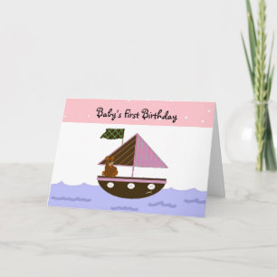 Carte Premier anniversaire de bébé