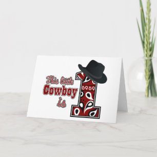 Carte Premier anniversaire de Cowboy