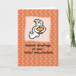 Carte Premier Halloween, Salutations Ghoost