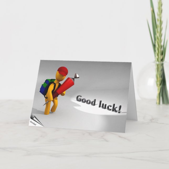 Carte Premier jour à l'école (Devant)