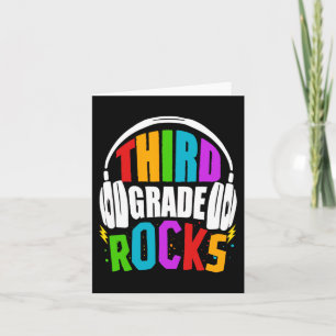 Carte Premier Jour De Rocks De 3E Année Retour À L'École