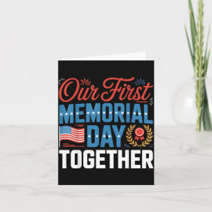 Carte Premier Memorial Day Ensemble Drapeau Américain Co