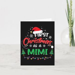 Carte Premier Noël comme un Mimi 1er Noël correspondant 