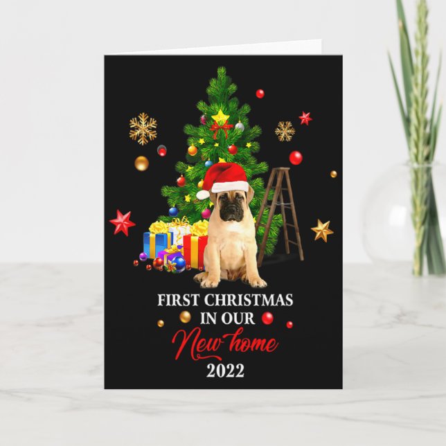 Carte Premier Noël dans notre nouvelle maison Cadeau de  (Devant)