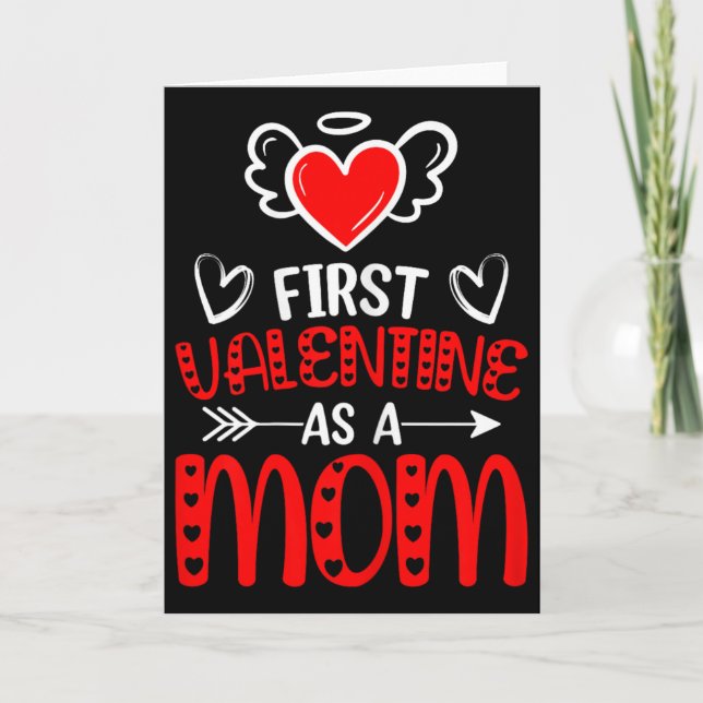 Carte Premier Saint-Valentin en tant que maman Joyeuse S (Devant)