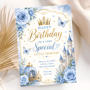 Carte Première année de la Princesse Bleue