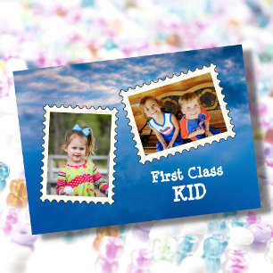 Carte Première classe KID Best KID Ever 3 photo personna