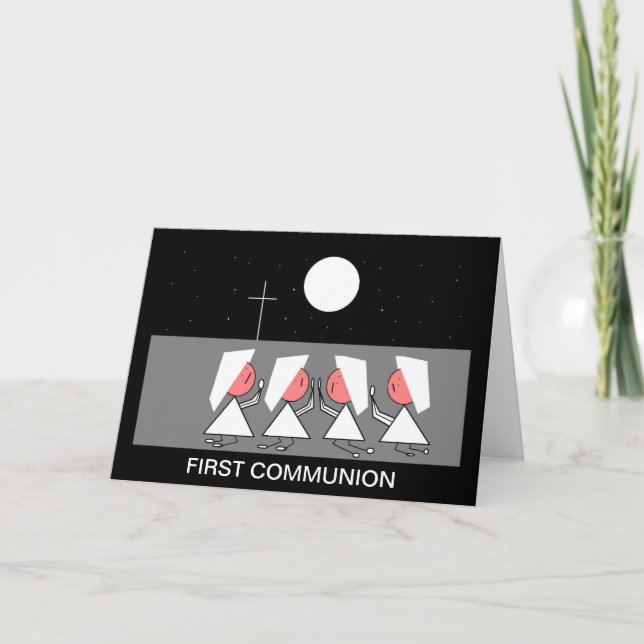 Carte Première communion (Devant)