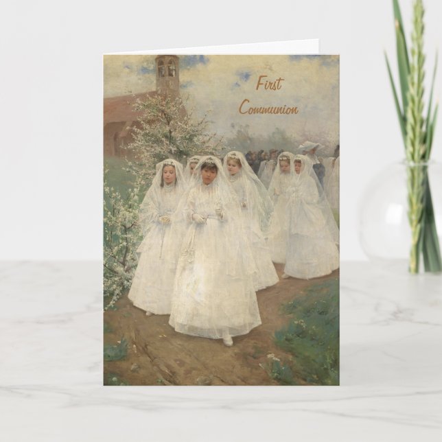 Carte première communion (Devant)