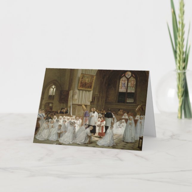 Carte Première communion, 1867 (Devant)