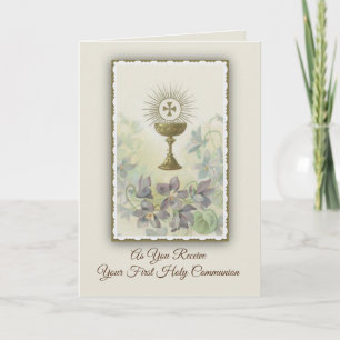 Carte Première communion catholique