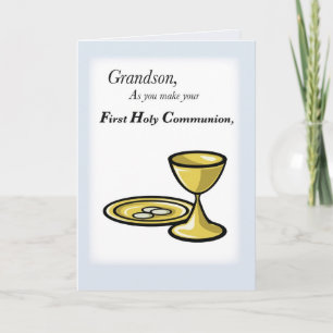 Carte Première communion de Grandson