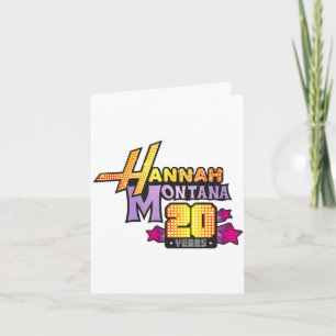 Carte Première de la série Hannah Montana 20 ans