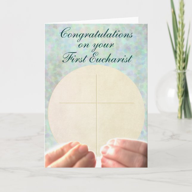 Carte Première eucharistie (Devant)