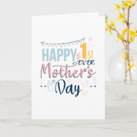 Première fête des mères 1ère fois maman Boho