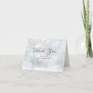 Carte Premiers Flocons de Neige Merci