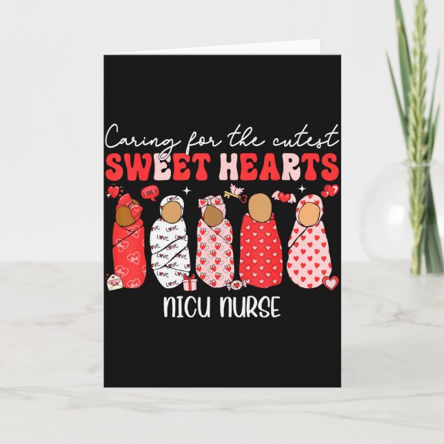 Carte Prendre soin des plus mignons amours infirmière en (Devant)